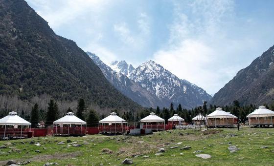 Горы в Кыргызстане.